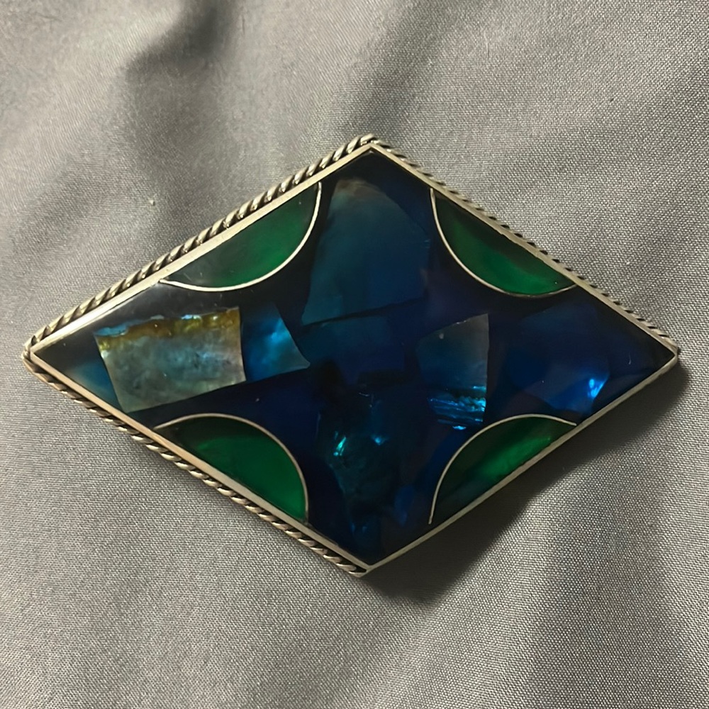 Blue belt buckle
